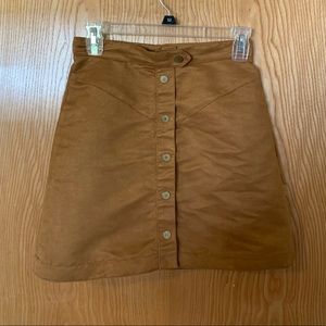 H&M Suede Skirt